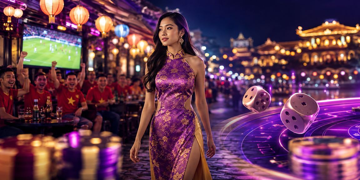Trò chơi Tài Xỉu tại chợ đêm Huế qua thiết bị di động