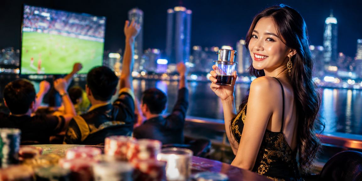 Người chơi cá cược bóng đá tại Nha Trang trong môi trường quán cà phê sôi động