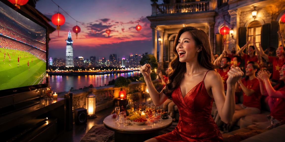 Người chơi đăng nhập trên thiết bị di động với ánh sáng neon